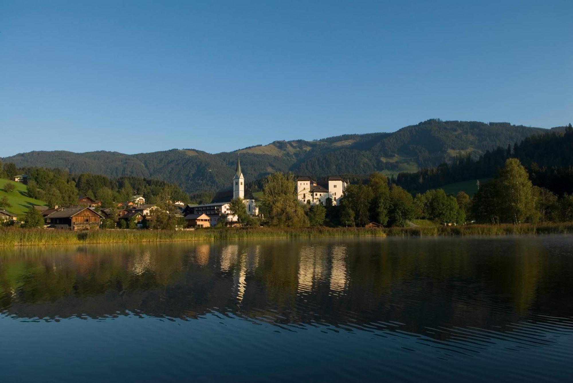 Bio-Bauernhof Reitmayrgut Goldegg im Pongau Exterior foto
